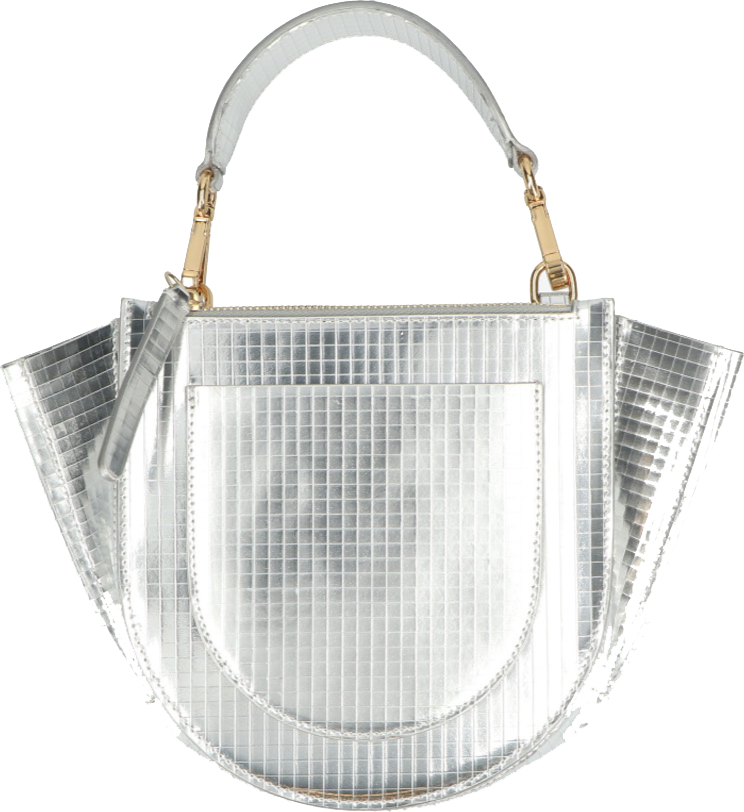 Wandler Hortensia Mini Bag Disco Silver Zilver