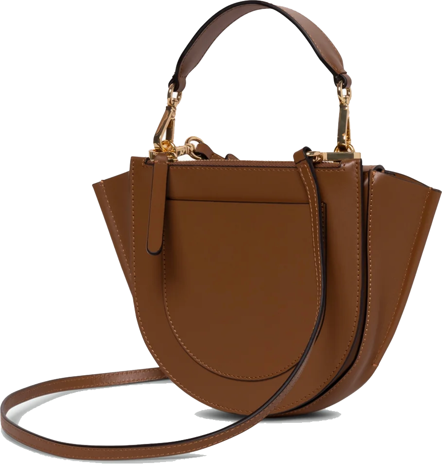 Wandler Hortensia Mini Bag Saddle Bruin