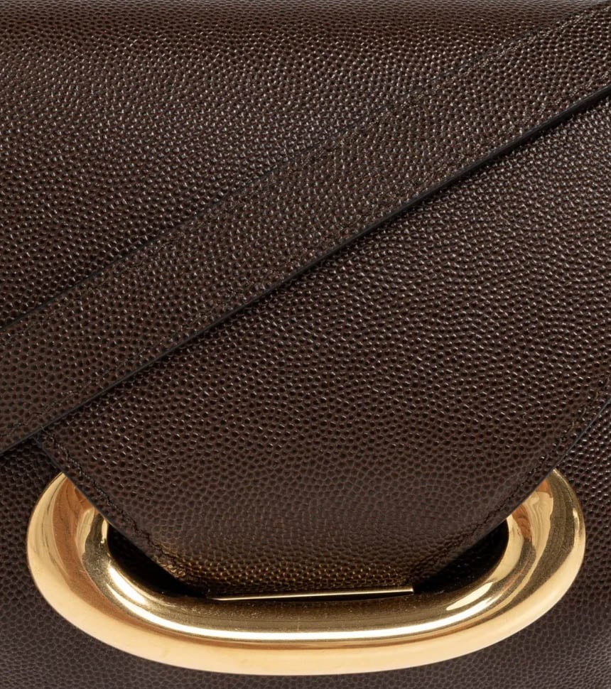 Wandler Veneto Crossbody Small Soil Caviar Bruin