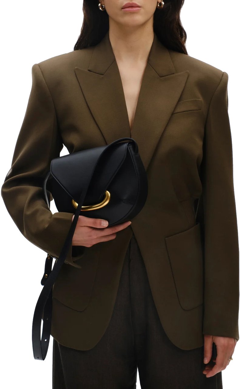 Wandler Veneto Crossbody Medium Black Zwart