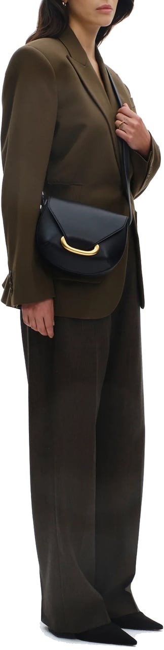 Wandler Veneto Crossbody Medium Black Zwart