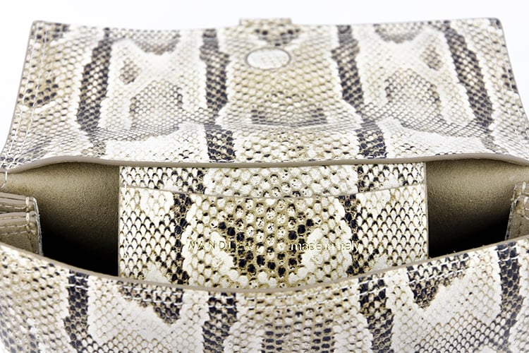 Wandler Ida Trio Bag Island Python Beige