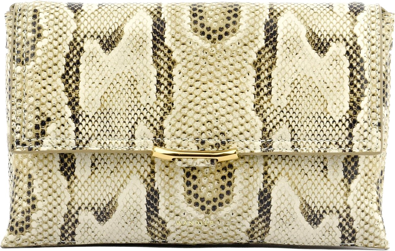 Wandler Ida Trio Bag Island Python Beige