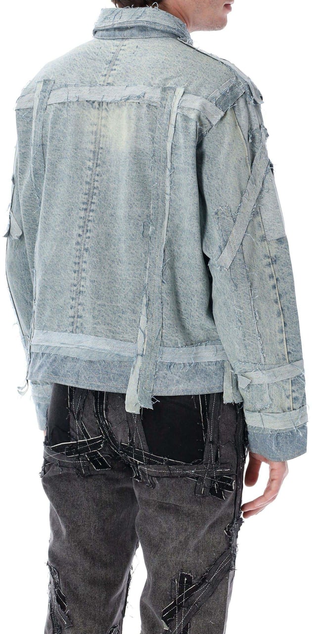 Who Decides War Exposure Trucker Denim Lichtblauw