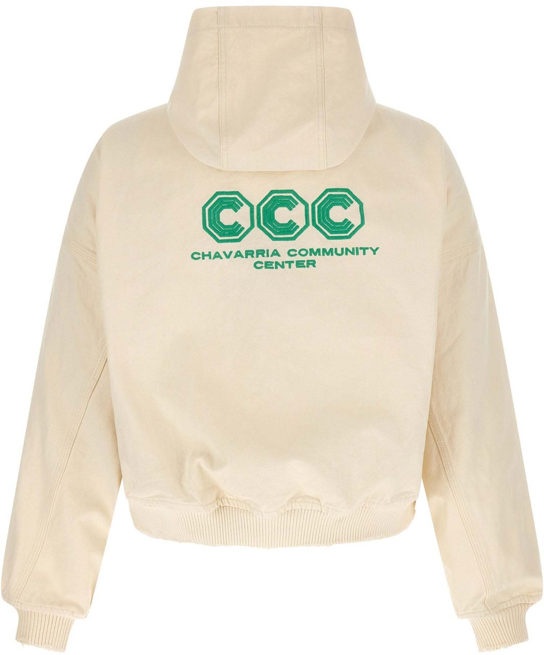 WILLY CHAVARRIA Bicolor Cotton Sweatshirt Geel