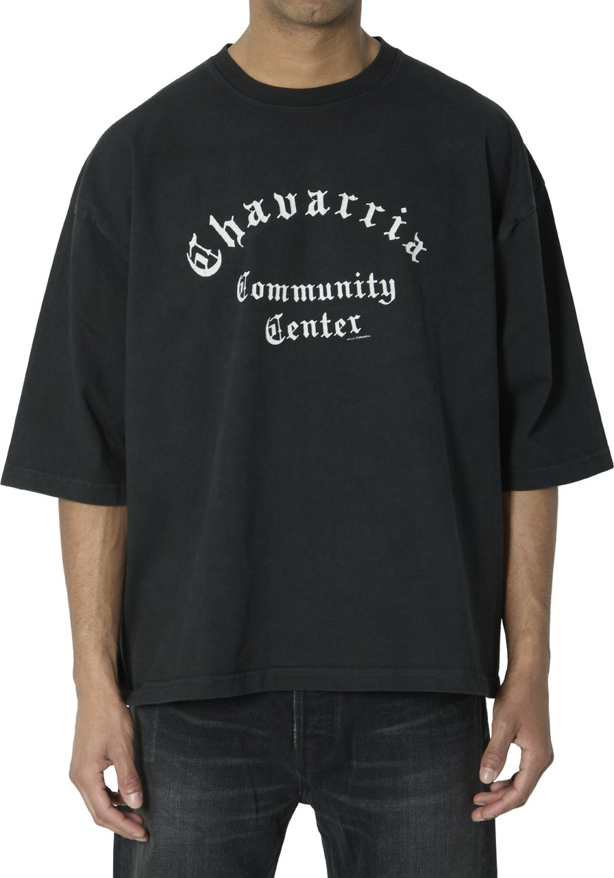 Willy Chavarria Community Center T-shirt Zwart