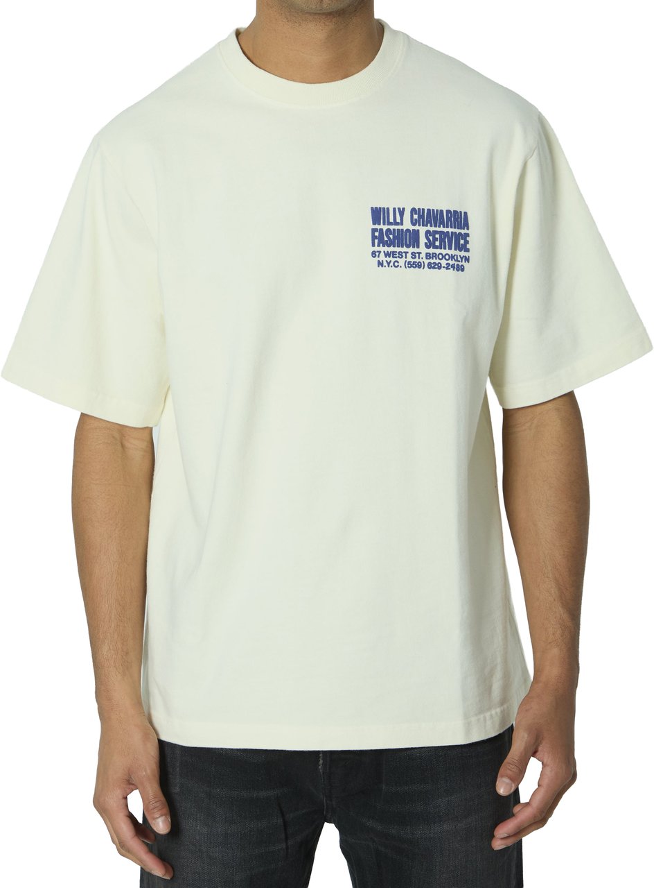 Willy Chavarria Fashion Service T-shirt Beige