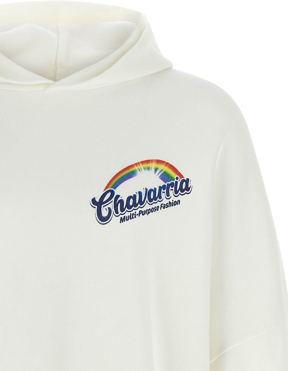 WILLY CHAVARRIA White Cotton Sweatshirt Wit