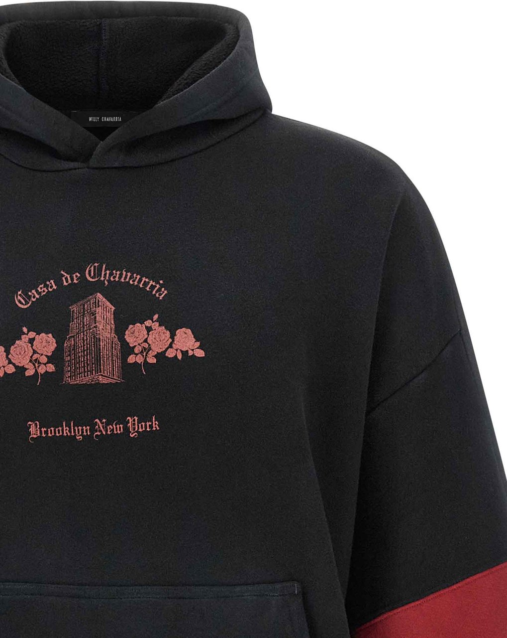 WILLY CHAVARRIA Black Cotton Sweatshirt Zwart