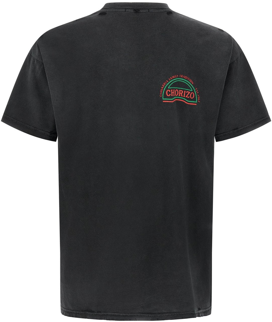 WILLY CHAVARRIA Black Cotton T-Shirt Zwart