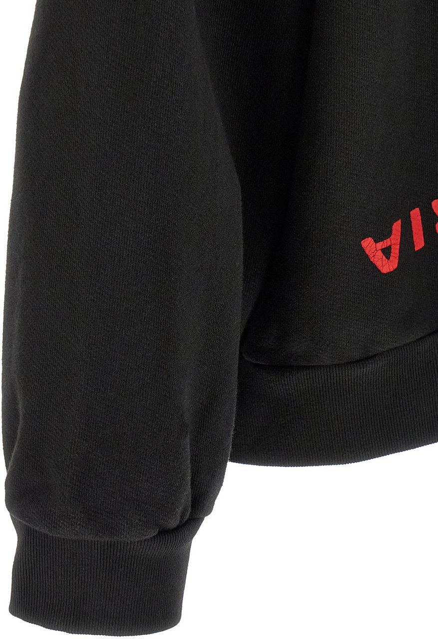 WILLY CHAVARRIA Black Cotton Sweatshirt Groen