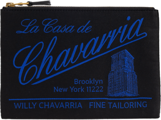 Willy Chavarria CASA DE CHAVARRIA POUCH BLACK Zwart