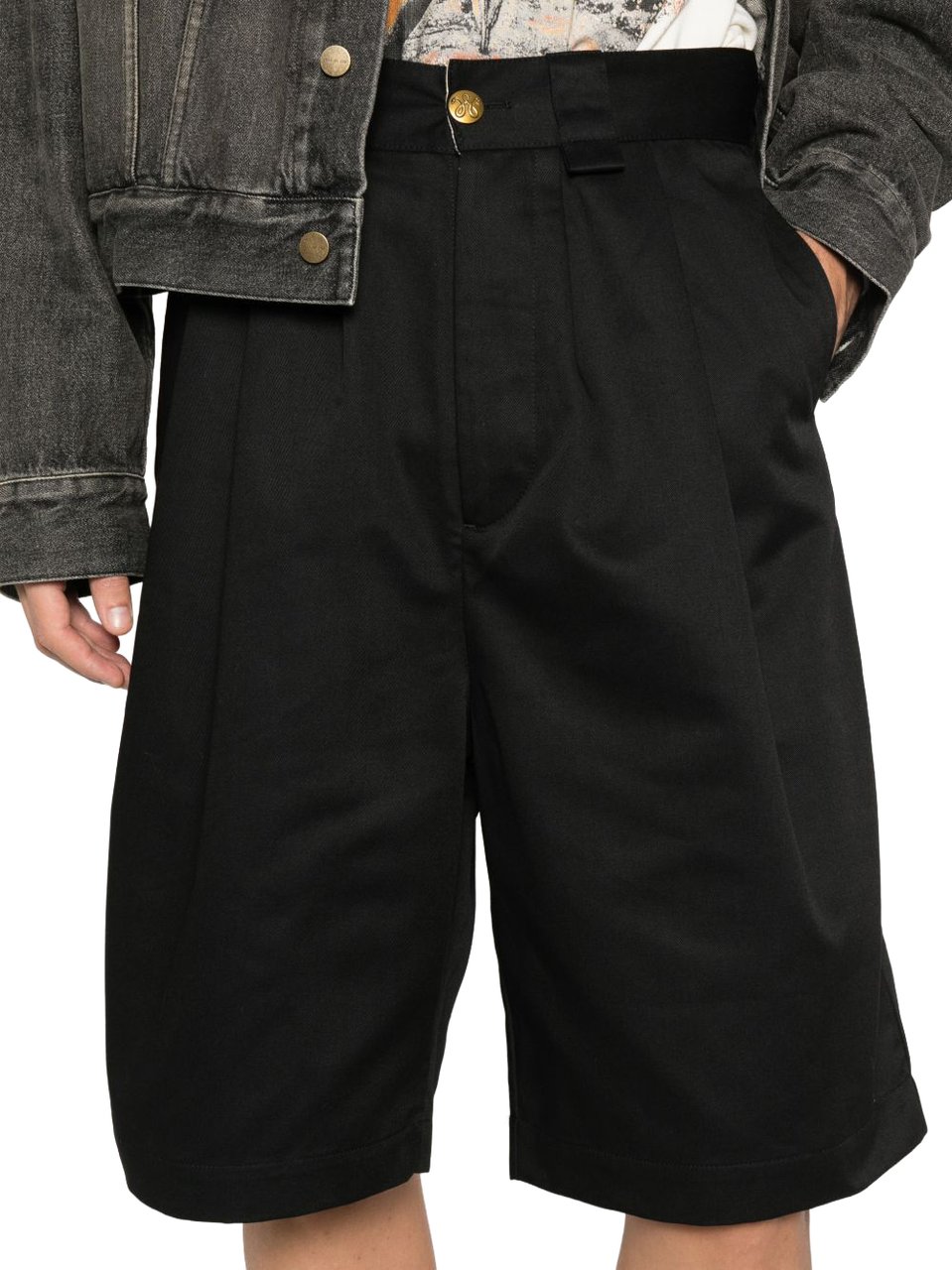 Willy Chavarria Shorts Black Zwart
