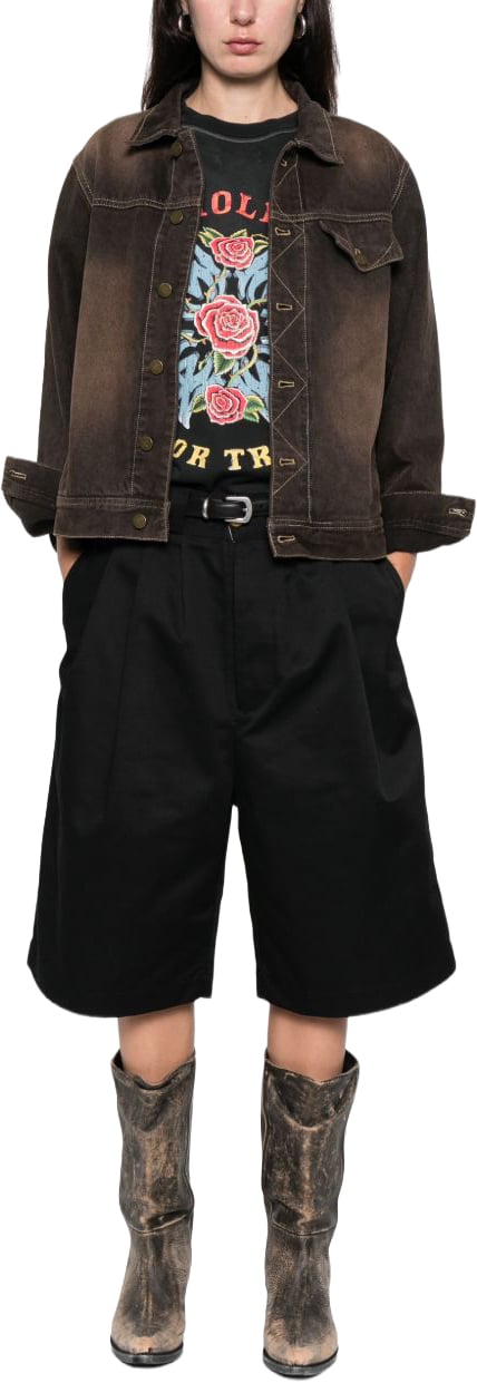 Willy Chavarria Shorts Black Zwart