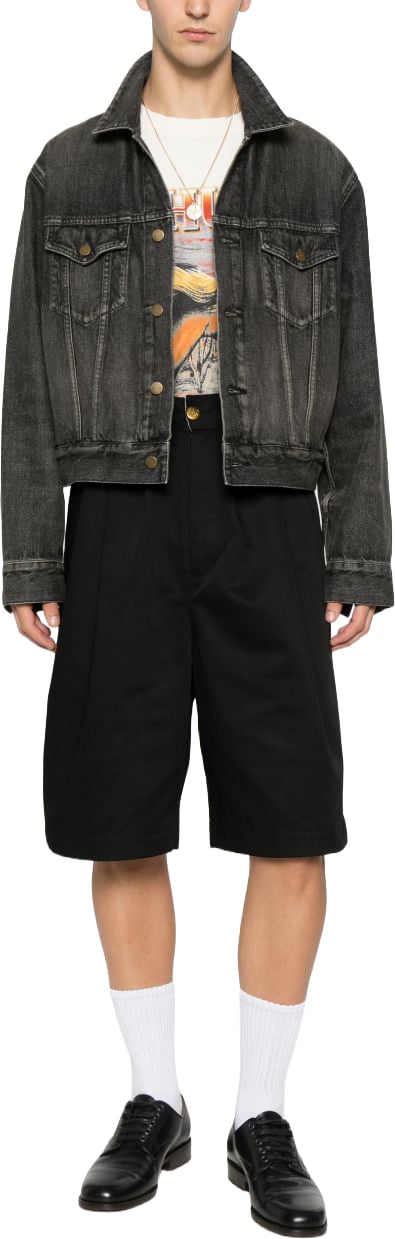 Willy Chavarria Shorts Black Zwart