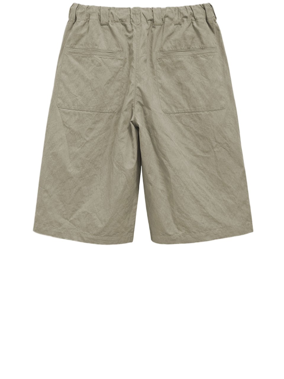 Willy Chavarria Cotton-Blend Shorts with Elastic Waistband Grijs
