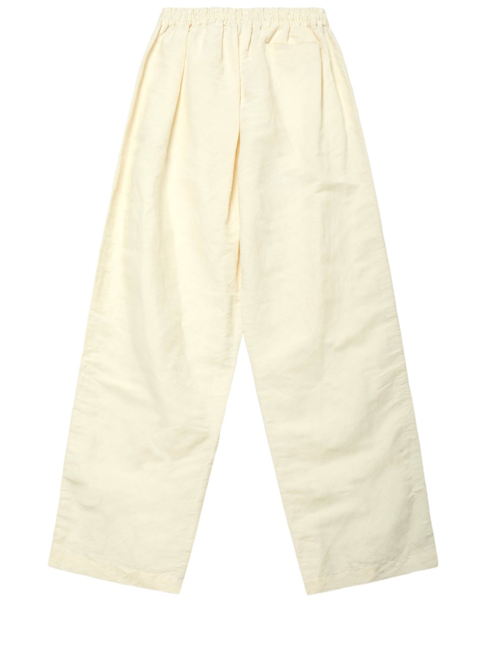 Willy Chavarria Cream Embroidered Viscose-Blend Pants Neutraal