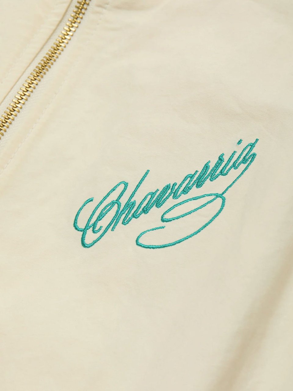 Willy Chavarria Cream Embroidered Viscose-Blend Jacket Neutraal