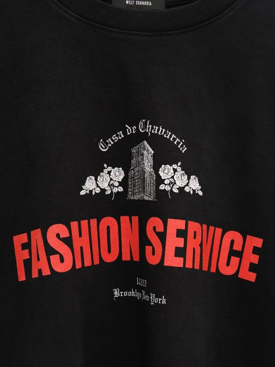 Willy Chavarria T-Shirts And Polos Black Zwart