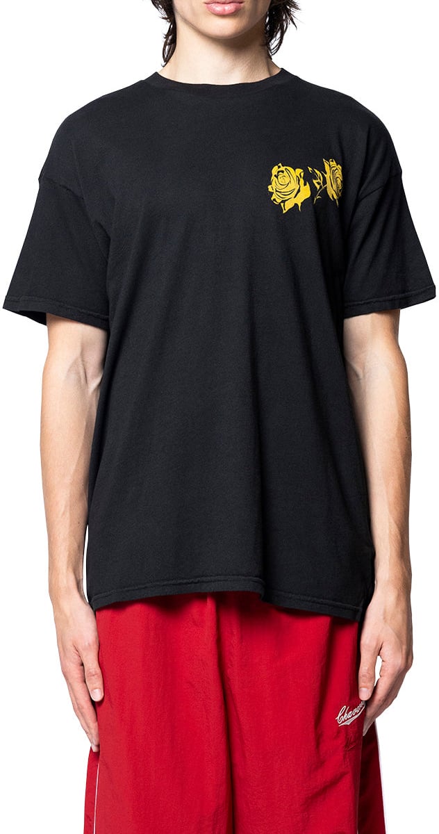 Willy Chavarria PROVERB EASY TEE BLACK Zwart