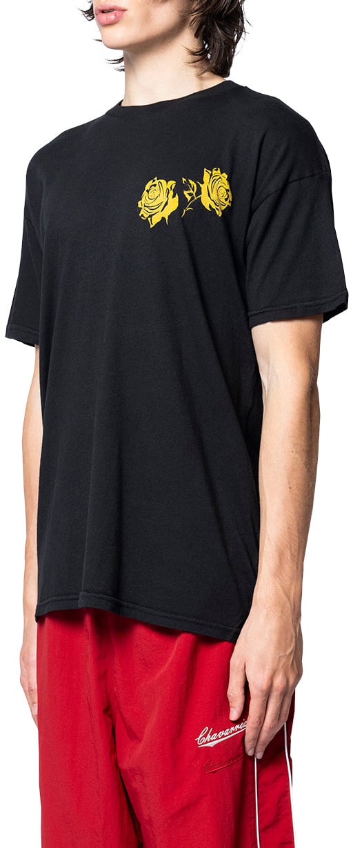 Willy Chavarria PROVERB EASY TEE BLACK Zwart