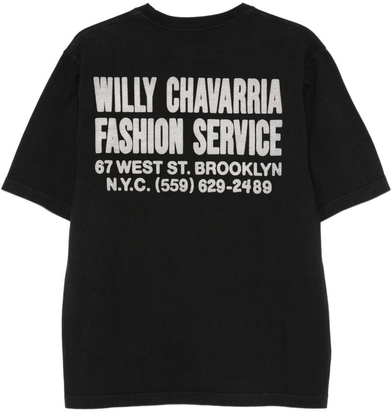 Willy Chavarria T-Shirts And Polos Black Zwart