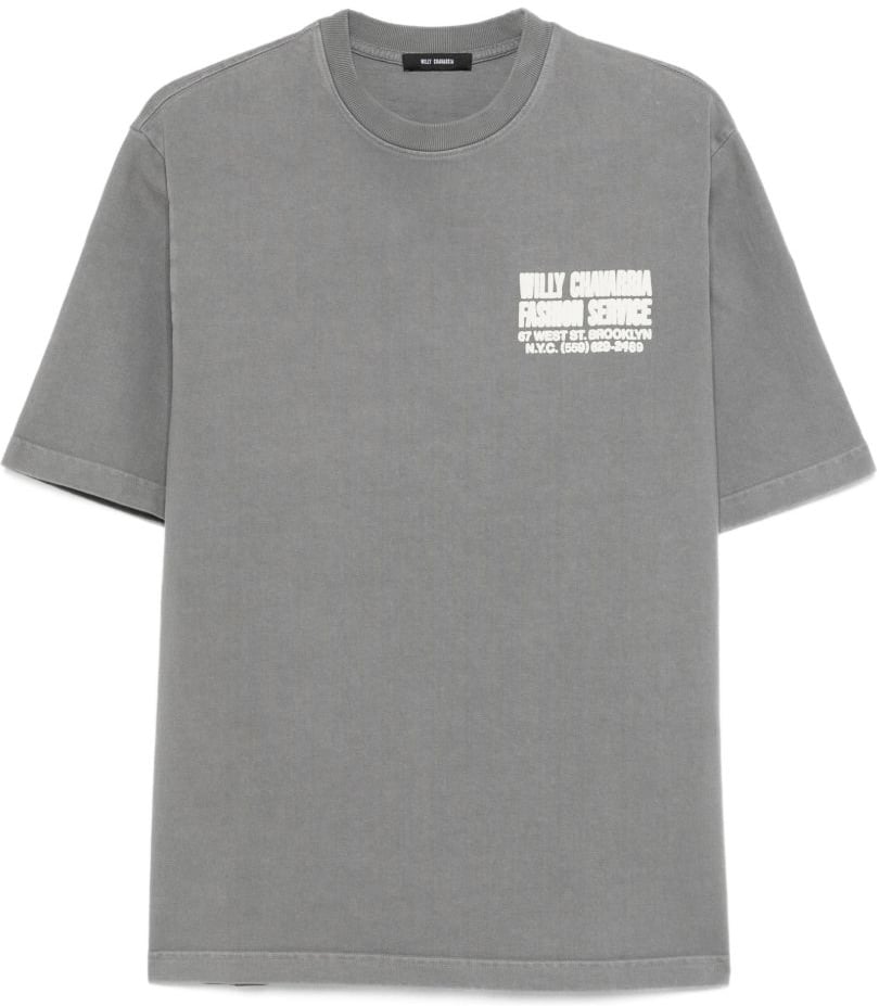 Willy Chavarria T-Shirts And Polos Grey Grijs