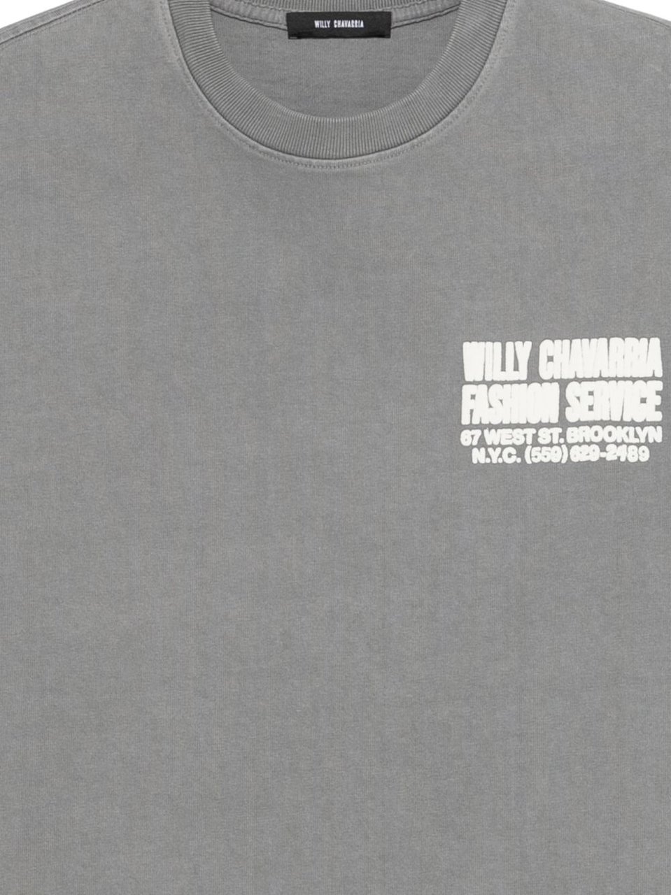 Willy Chavarria T-Shirts And Polos Grey Grijs