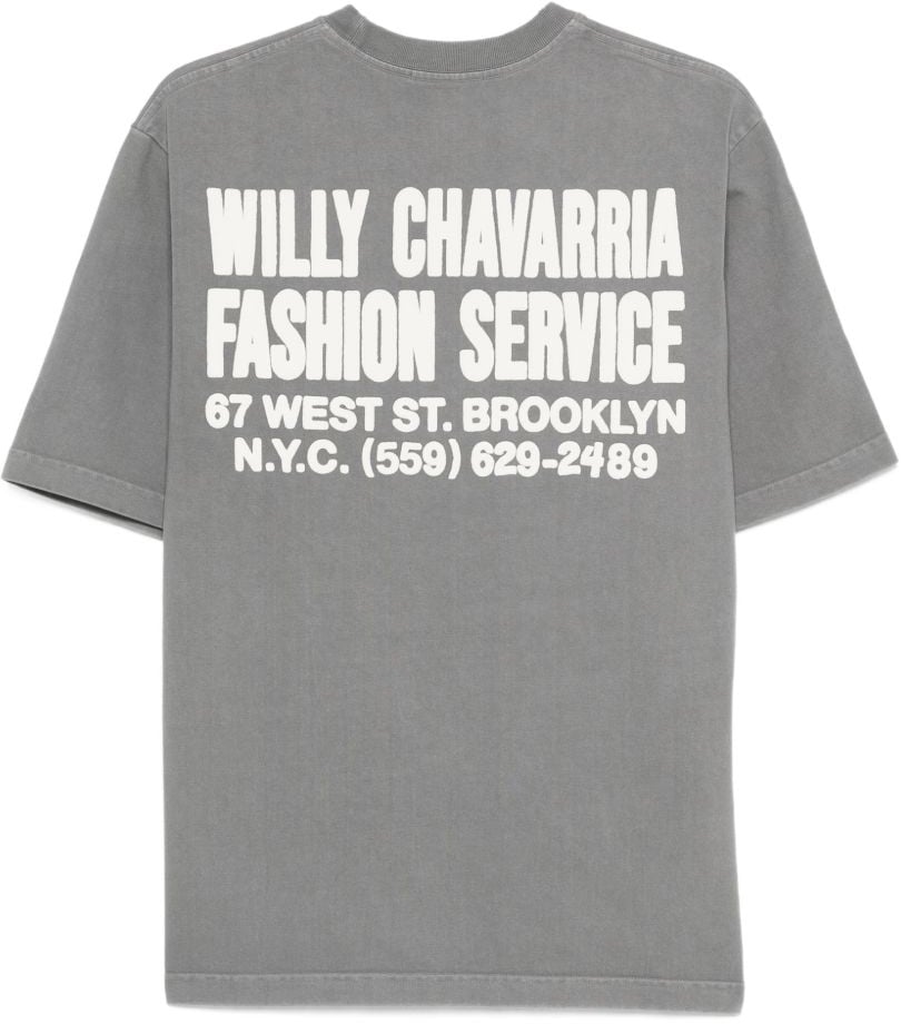 Willy Chavarria T-Shirts And Polos Grey Grijs