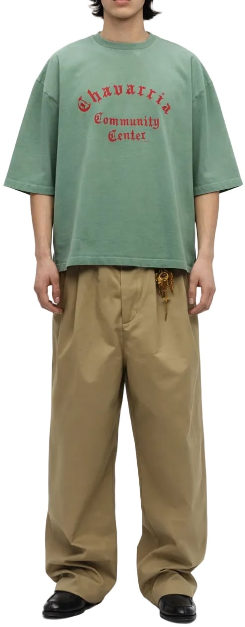 Willy Chavarria CHAVARRIA COMMUNITY CENTER BUFFALO TEE MARINE GREEN Divers