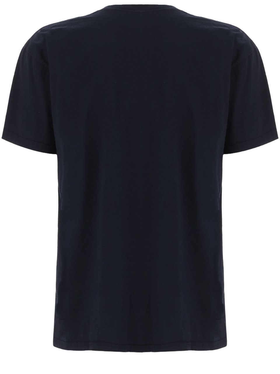 Willy Chavarria Navy Printed Cotton T-Shirt Zwart