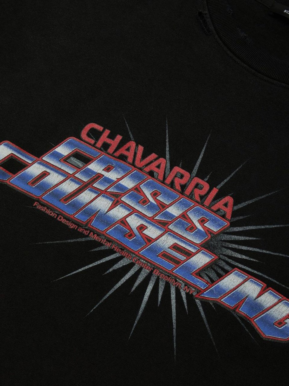 Willy Chavarria T-Shirts And Polos Black Zwart