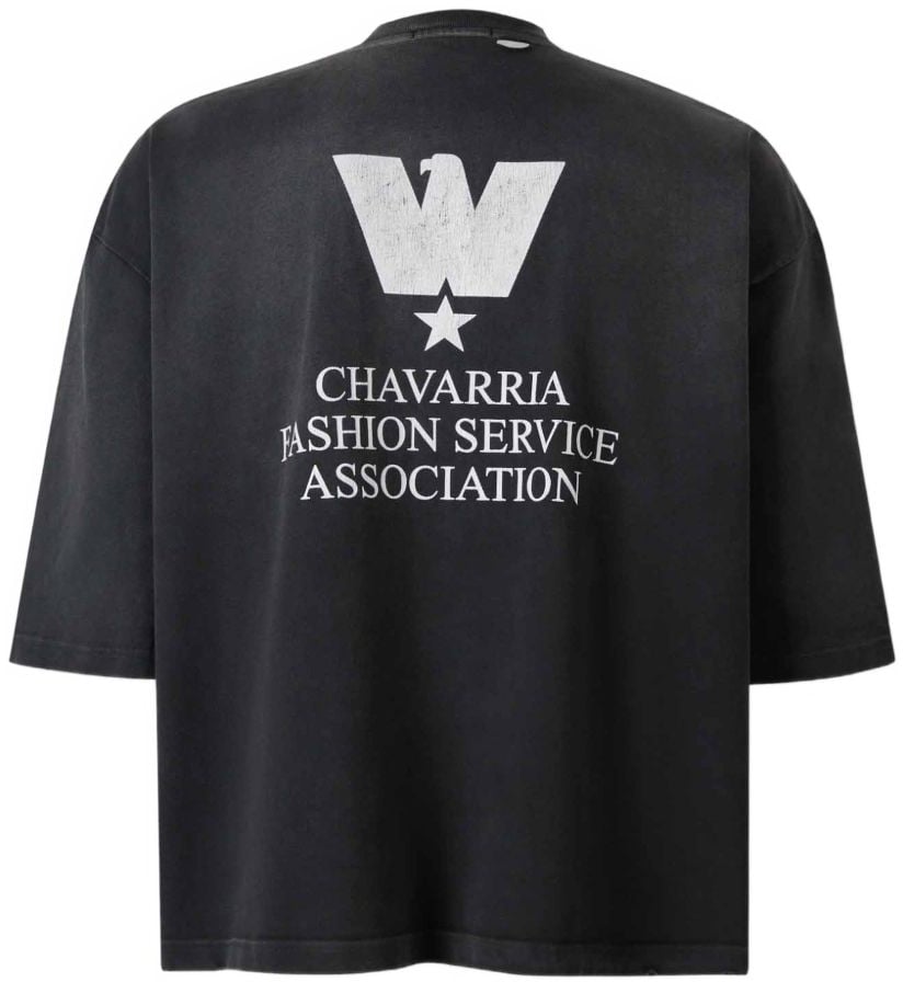 Willy Chavarria T-Shirts And Polos Black Zwart