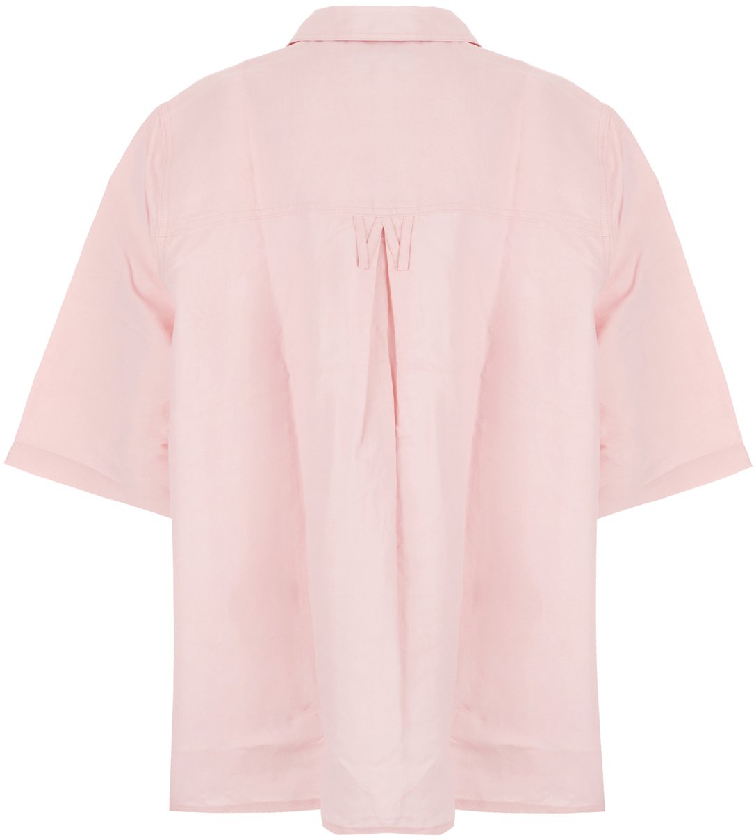 Willy Chavarria Willy Chavarria Pink polyester shirt Roze