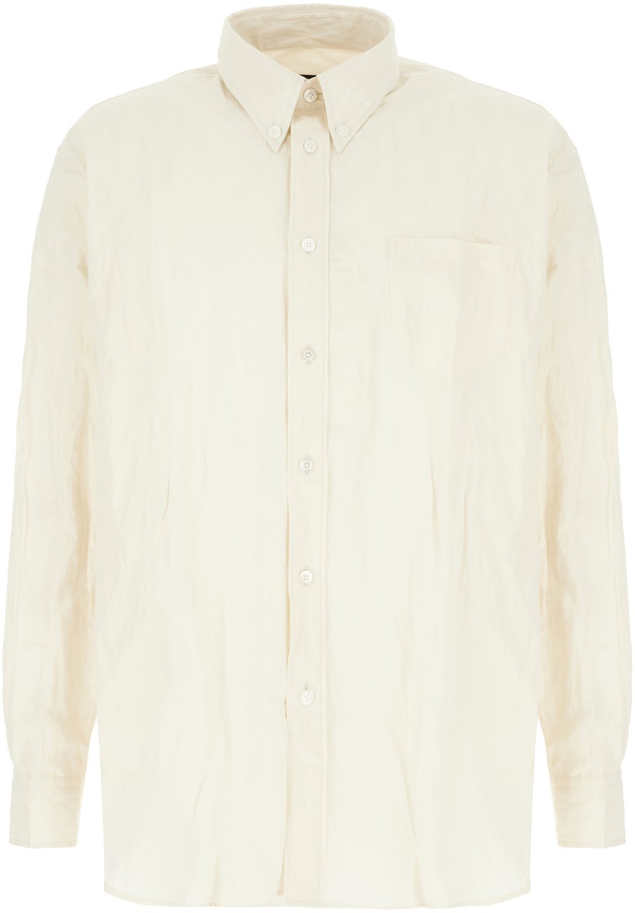 Willy Chavarria Willy Chavarria Ivory cotton blend bermuda shorts Neutraal