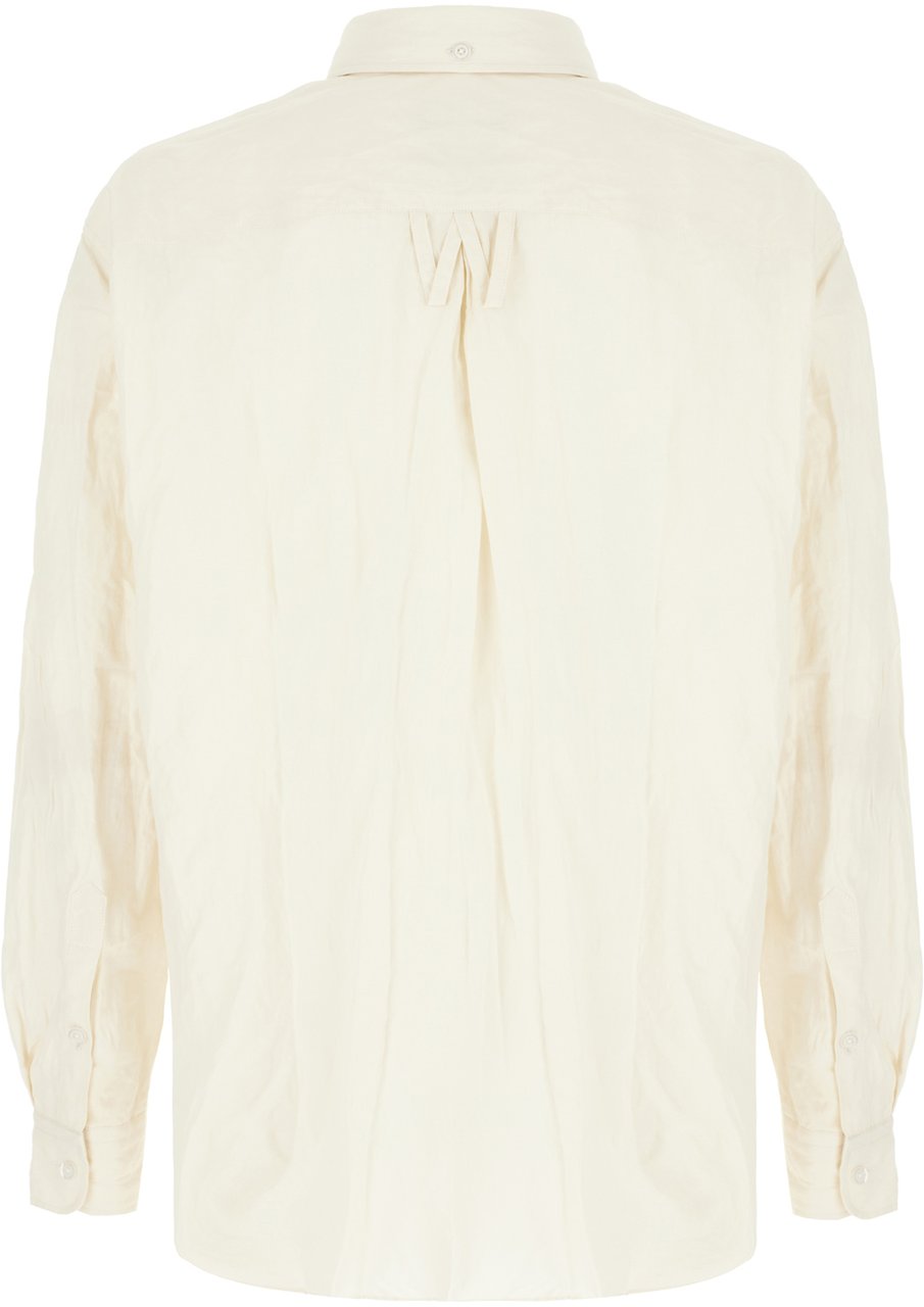 Willy Chavarria Willy Chavarria Ivory cotton blend bermuda shorts Neutraal