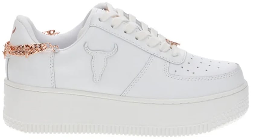 Windsor Smith Sneakers Biancooro Rosa Wit