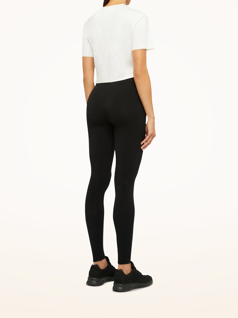 Wolford Aurora Modal-Blend Matte Activewear Leggings Zwart