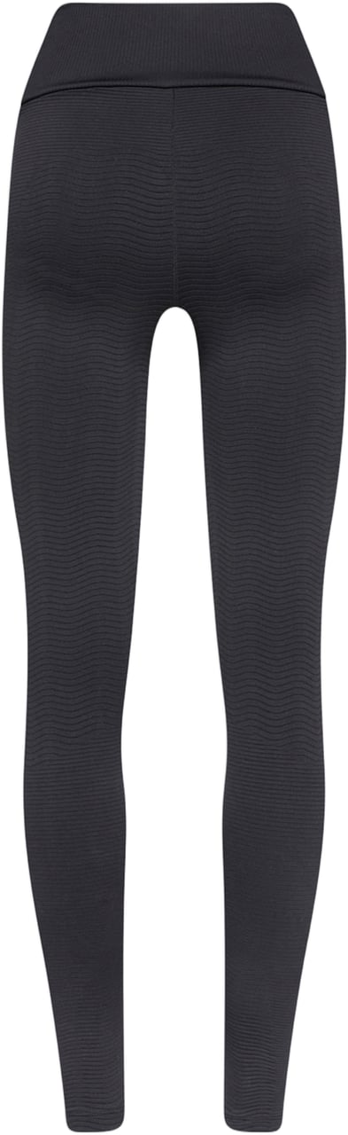 Wolford Wellness Leggings High-Waisted Ribbed Texture Leggings Zwart