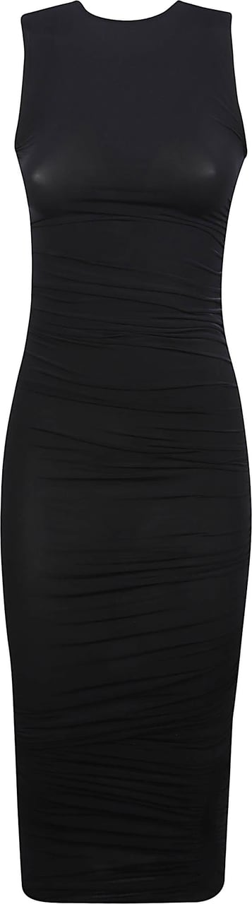 Wolford Sheer Drap Dress Zwart