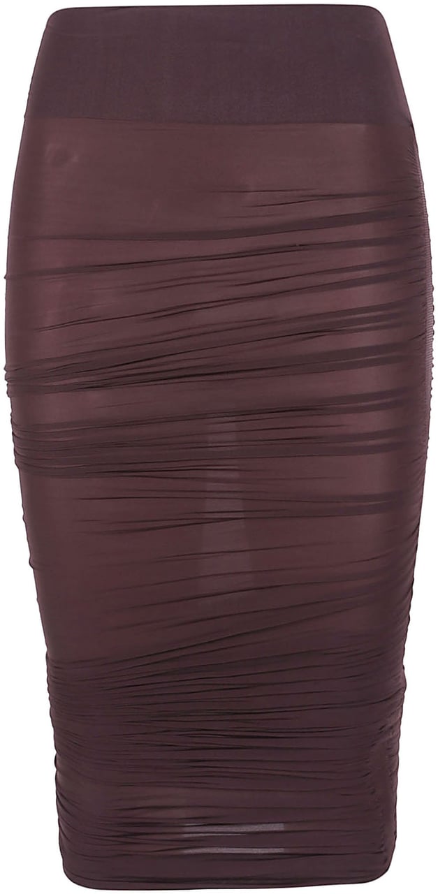 Wolford Sheer Drape Skirt Grijs