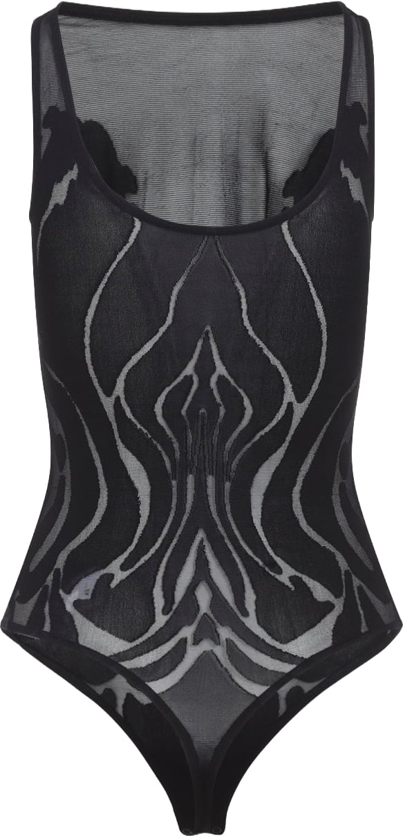 Wolford Rose Shadow Sleeveless Body Divers