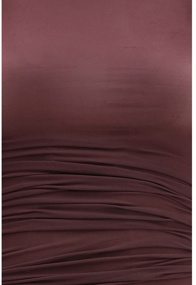 Wolford Bordeaux Polyamide Casual Dress Maroon