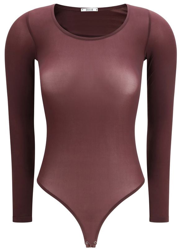 Wolford Purple Polyamide Bodysuit Divers