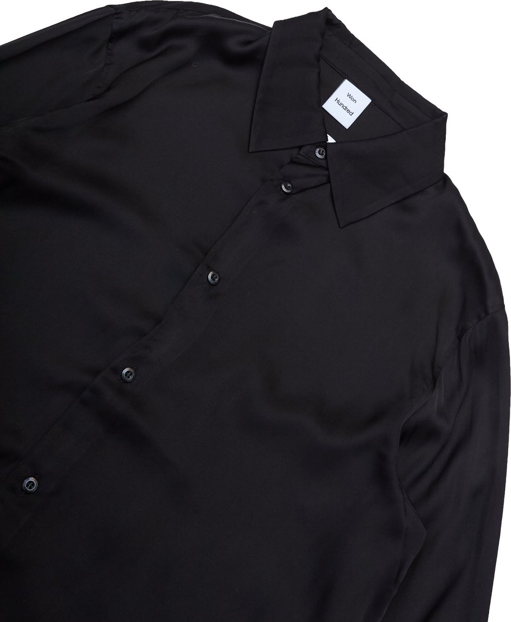 Won Hundred Camicia Adriel Nera Zwart