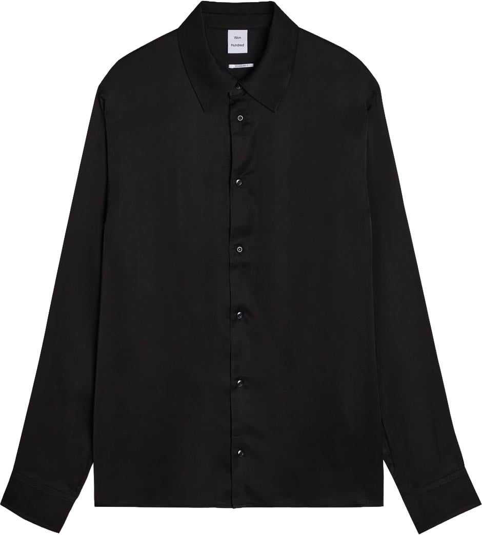 Won Hundred Camicia Adriel Nera Zwart