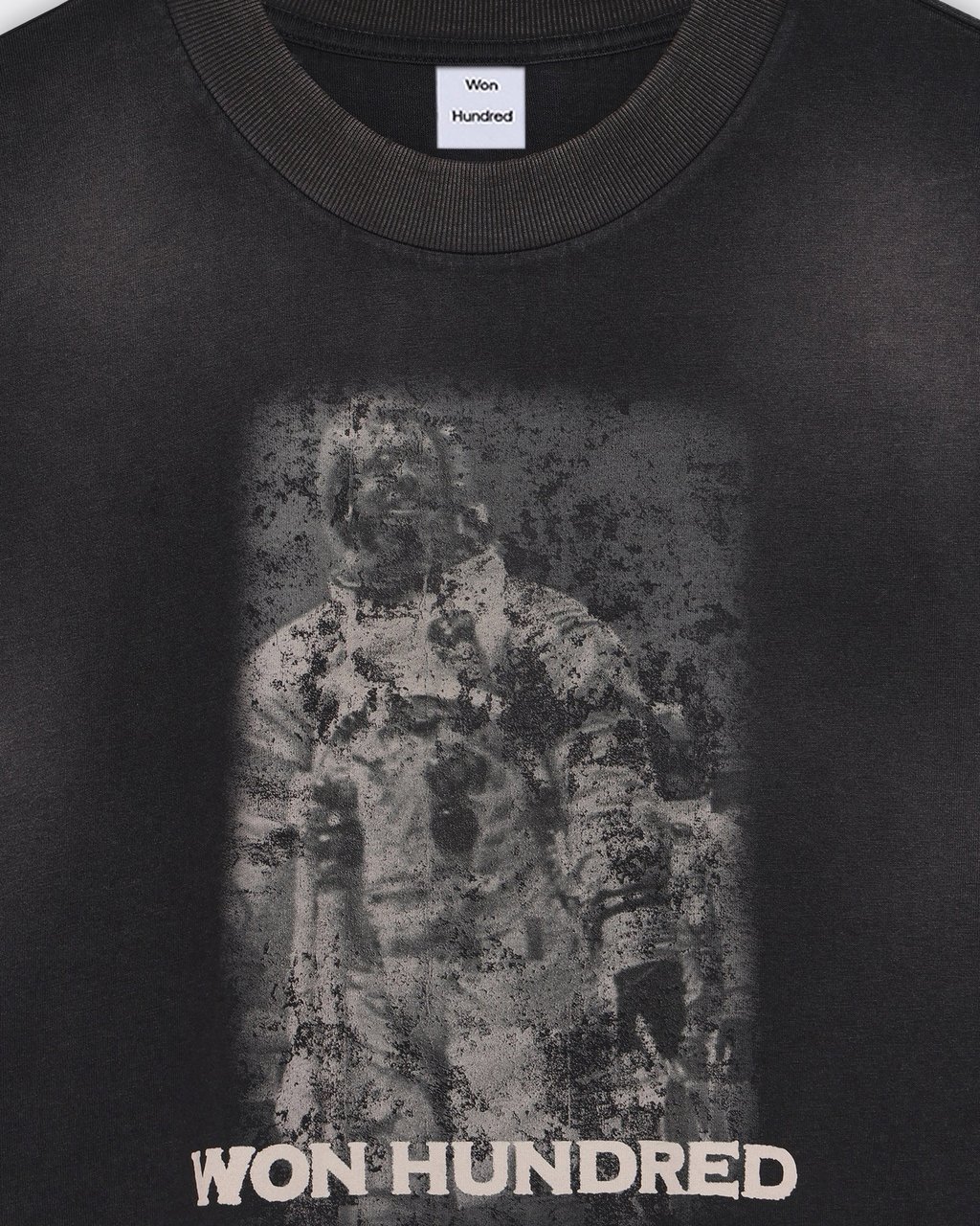 Won Hundred T-Shirt Houston Astro Washed Black Divers