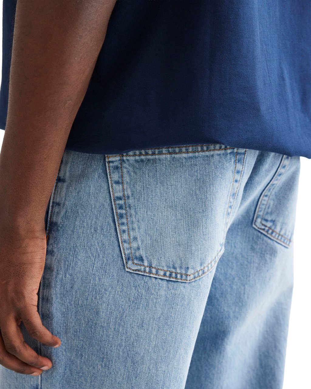 Woodbird - Leroy doone jeans - 2100-113 - Washed blue Blauw