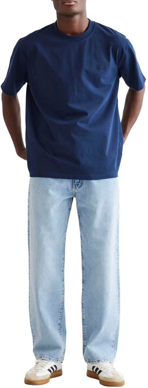 Woodbird - Leroy doone jeans - 2100-113 - Washed blue Blauw