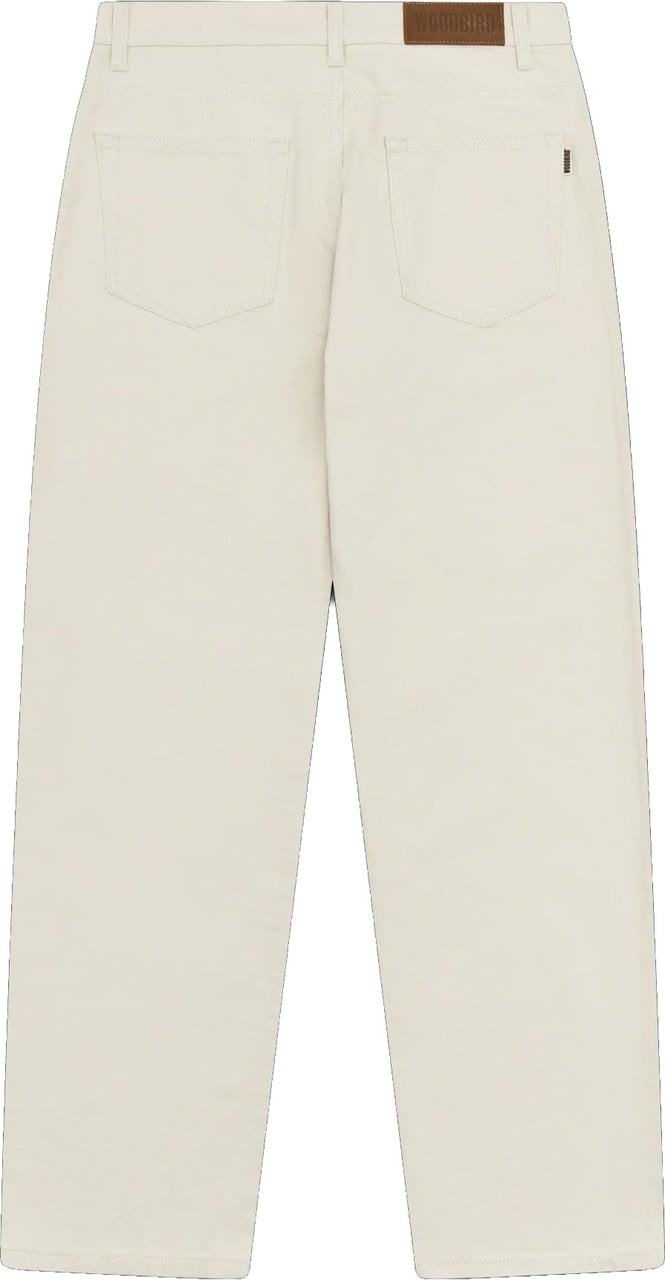 Woodbird - Leroy twill pants - 2416-115 - Off white Wit